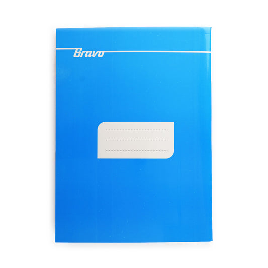 Italian Large Stapled Notebook 100 Sheets lined Plain Colors - Pack of 6 Pcs