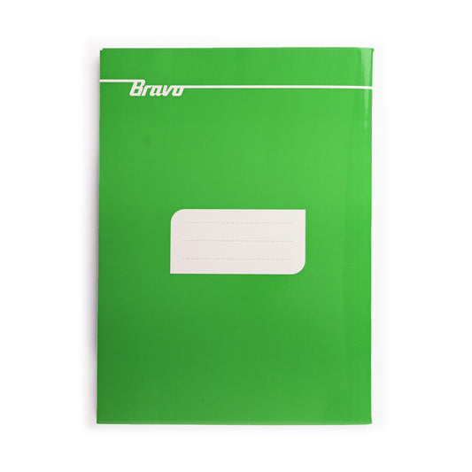 Italian Large Stapled Notebook 40 Sheets lined Plain Colors - Pack of 10 Pcs