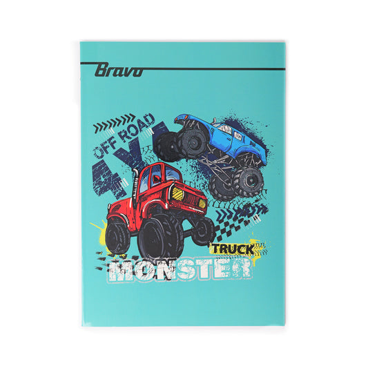 Italian Large Stapled Notebook 40 Sheets lined Assorted Designs - Pack of 10 Pcs