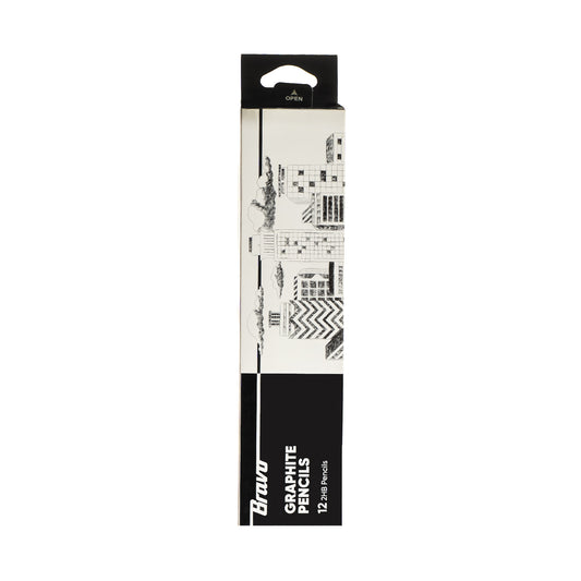 Bravo Graphite Pencil Pack of 12