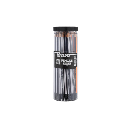 Bravo 2HB Pencil jar Pack of 40