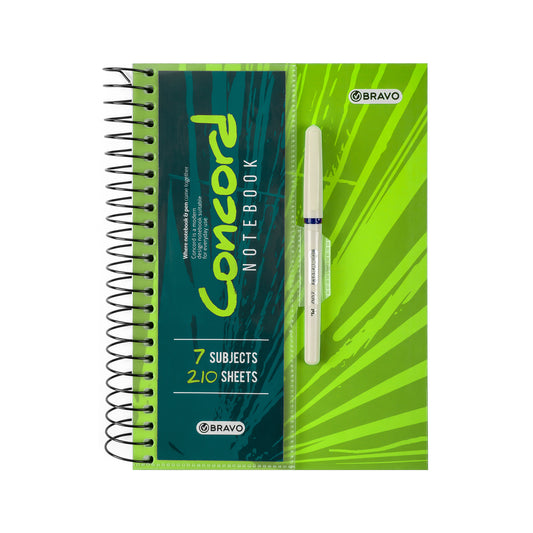 Classic Concord Notebook With Pen B5