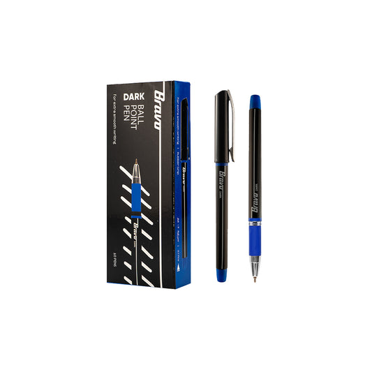 Bravo Dark Ballpoint Pen - (0.7 mm) - Pack of 10