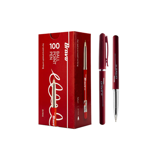 Bravo 100 Ballpoint Pen - (0.7 mm) - Pack of 25