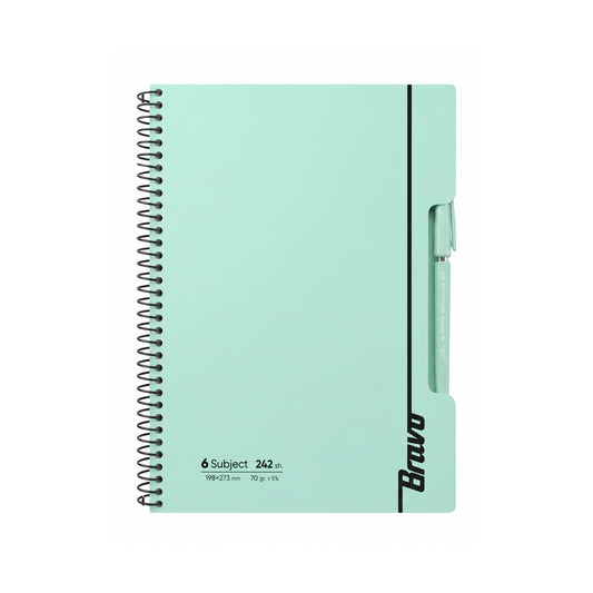 Bravo Notebook 6 Subjects