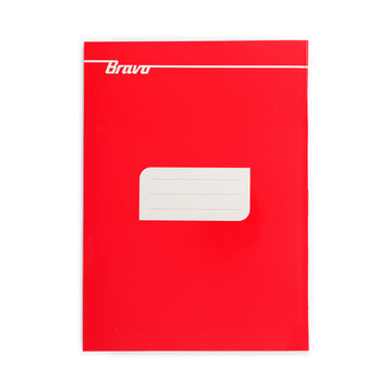 Italian Large Stapled Notebook 60 Sheets lined Plain Colors - Pack of 10 Pcs