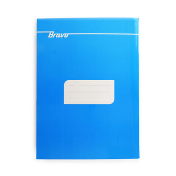 Italian Large Stapled Notebook 100 Sheets lined Plain Colors - Pack of 6 Pcs