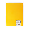 Italian Large Stapled Notebook 100 Sheets lined Plain Colors - Pack of 6 Pcs
