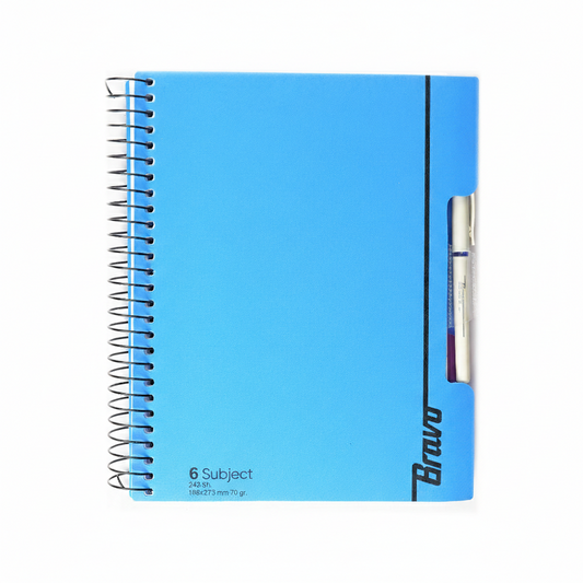 Bravo Notebook 6 Subjects