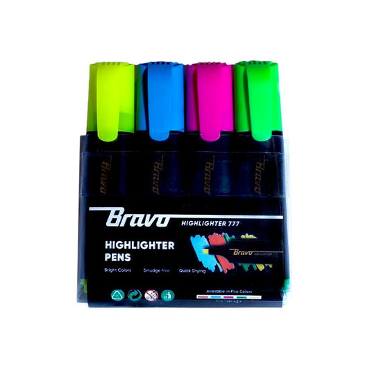Bravo Highlighter Set ( 4 pens )