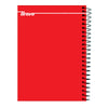 Bravo Hard Cover Notebook - 100 Sheets - 3 Subjects - Plain Colors
