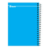 Bravo Hard Cover Notebook - 100 Sheets - 3 Subjects - Plain Colors