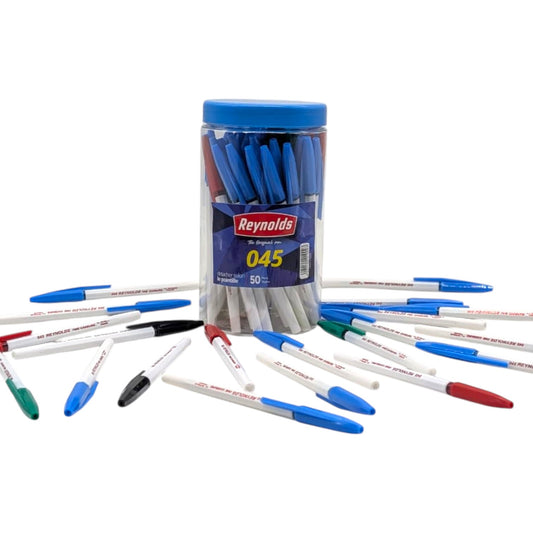 Reynolds 045 Pen - (0.7 mm) - Jar of 50 Pens