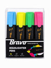 Bravo Highlighter Set ( 4 pens )