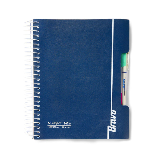 Bravo Notebook 6 Subjects