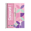 Concord Notebook With Pen Large - Pastel Colors